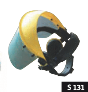 Visière avec protection auditive