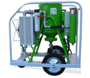 SL 58 COMPLETE en 20 mètres – Système d’aérogommage