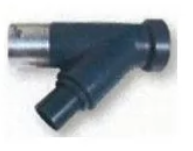 Té support brosse HELIOS pour buse filet Ø 50 mm (sans brosse)