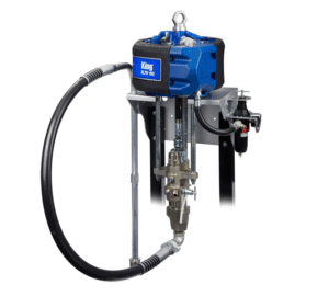 Pulvérisateur King 30:1, filtre intégré, montage mural, commandes pneumatiques, kit siphon, flexible XTR-5 de 15 m, flexible souple de 1,8 m