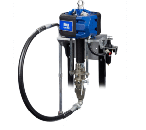 Pulvérisateur King 60:1, filtre intégré, montage mural, commandes pneumatiques, kit siphon, flexible XTR-7 de 15 m, flexible souple de 1,8 m