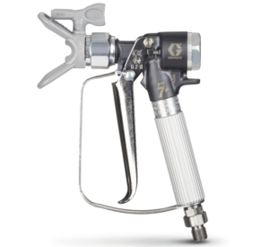 XTR7+ Airless Spray Gun, Round Handle, 4-Finger Trigger, XHD RAC Tip