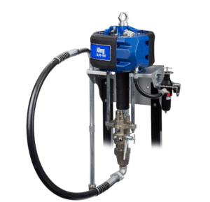 Pulvérisateur King 50:1, filtre intégré, montage mural, commandes pneumatiques, kit siphon, flexible XTR-5 de 15 m, flexible souple de 1,8 m