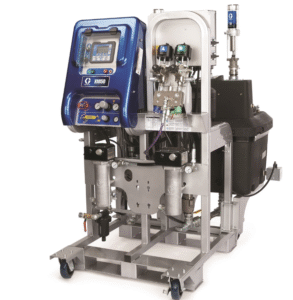 Pulvérisateur XM50, Filtre de pompe, Collecteur déporté, Alimentation secteur, Réchauffeur, Boîtier de raccordement, Trémies 75 l, Kits de chauffage/entrée/montage/agitateur