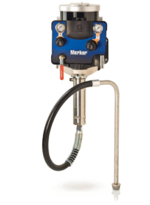 Ensemble de pulvérisation sans air à montage mural Merkur 36:1, pistolet XTR-5, buse 519 XHD, boyau pour liquide de 7,6 m (25 pi), filtre à liquide, DataTrak