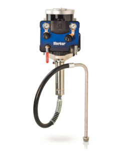 Ensemble de pulvérisation airless à montage mural Merkur 48:1, pistolet XTR-5, buse XHD 519, flexible à fluide de 7,6 m et filtre pour fluide