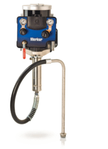 Ensemble de pulvérisation airless à montage mural Merkur 48:1, pistolet XTR-5, buse 519 XHD, flexible à fluide de 7,6 m, filtre pour fluide, DataTrak