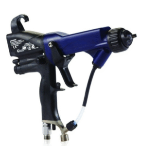 Pistolet à haute conductivité électrostatique manuel de pulvérisation pneumatique Pro Xp60, 60 kV, buse de 1,5 mm (0,055″), affichage standard