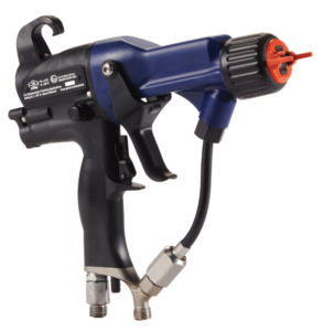 Pistolet électrostatique manuel air-assisté Pro Xp60, 60 kV, avec affichage standard, pour revêtements standard avec buse AEM ou AEF au choix