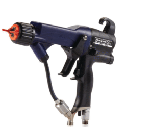 Pistolet électrostatique manuel air-assisté Pro Xp85, 85 kV, avec affichage standard, revêtements standard et buse AEM ou AEF au choix