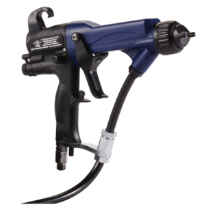 Pistolet à pulvérisation pneumatique manuel pour produits en phase aqueuse Pro Xp60, 60 kV, affichage standard, pour revêtements en phase aqueuse