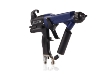 Pistolet électrostatique manuel pneumatique haute conductivité Pro Xp85, 85 kV, buse forte usure de précision 1,2 mm, affichage standard