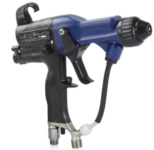 Pistolet électrostatique manuel de pulvérisation à air Pro Xp40, 40 kV, affichage standard, buse/chapeau d’air de jet circulaire petite dimension