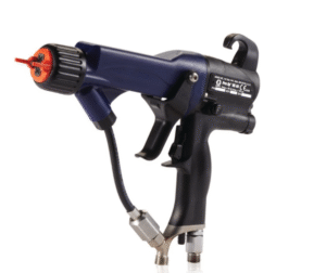 Pistolet électrostatique manuel air-assisté Pro Xp85, 85 kV, avec affichage standard, revêtements standard et buse AEM ou AEF au choix