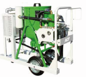 SR 28 COMPLETE en 20 mètres – Système d’aérogommage