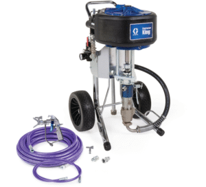 Pulvérisateur sans air Contractor King 45:1 à propulsion pneumatique, complet (pistolet à 2 doigts)